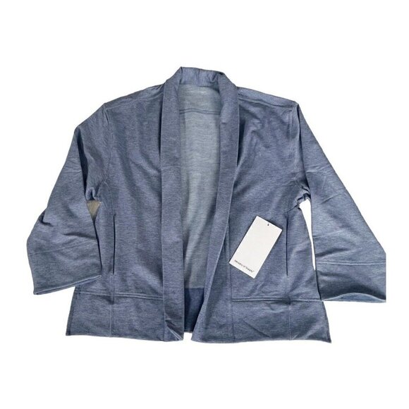 Ministry of Supply Women's Sz S Fusion Terry Cardigan Light Blue NWT - Picture 8 of 8